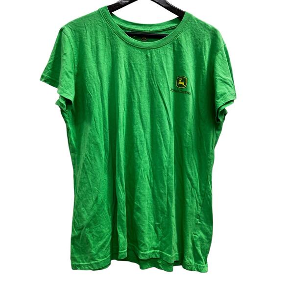 JOHN DEERE Green Woman’s graphic logo tee plus sz XXL 2X - Picture 2 of 5